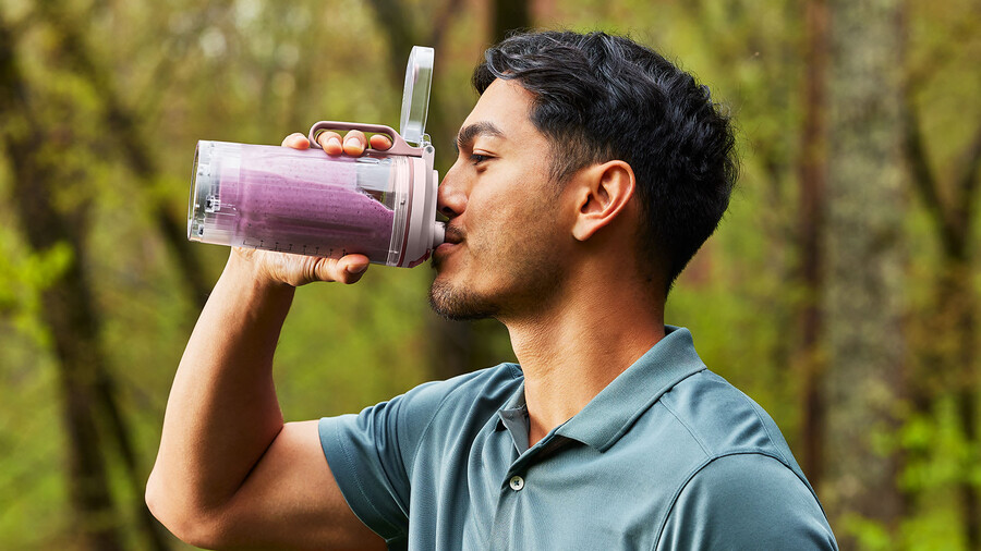 blender przenośny ninja blast max – dusty pink bc251ukpk