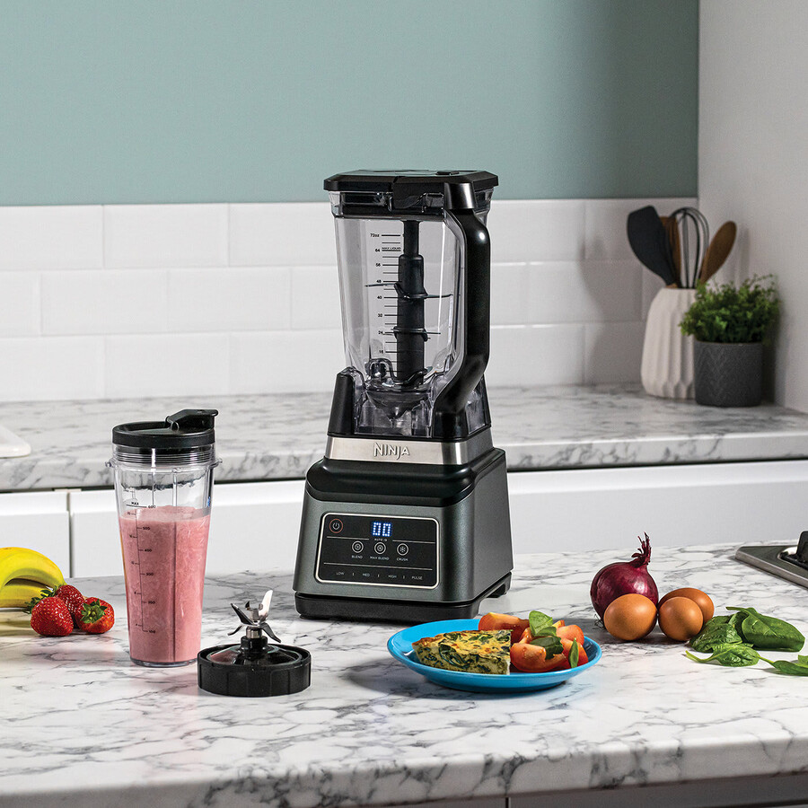 blender ninja 2 w 1 z funkcją auto-iq bn750uk