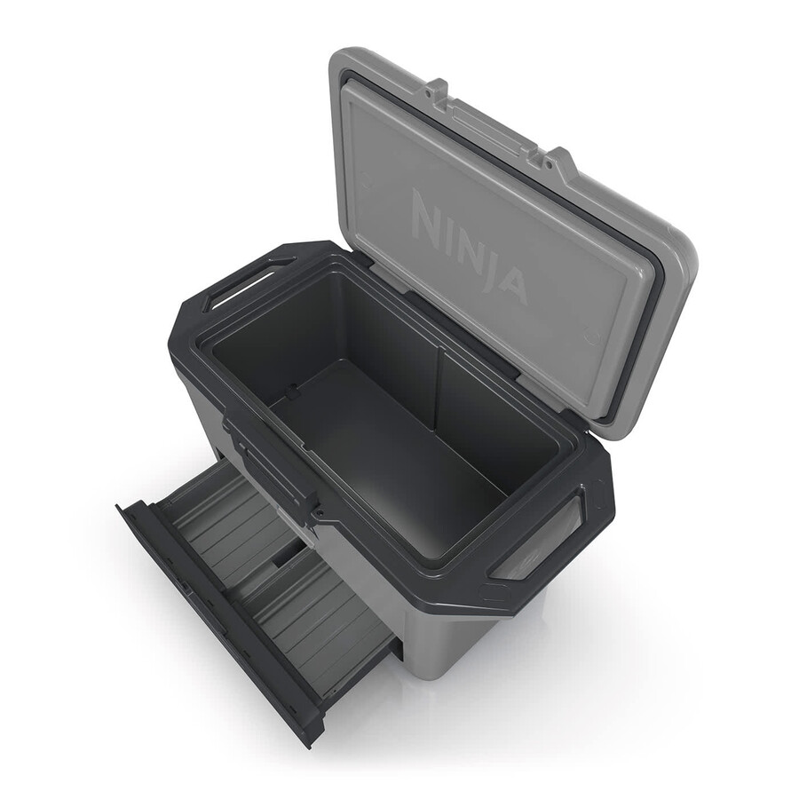 ninja frostvault 50qt47l twarda lodówka turystyczna - szara łupkowa fb151ukgy
