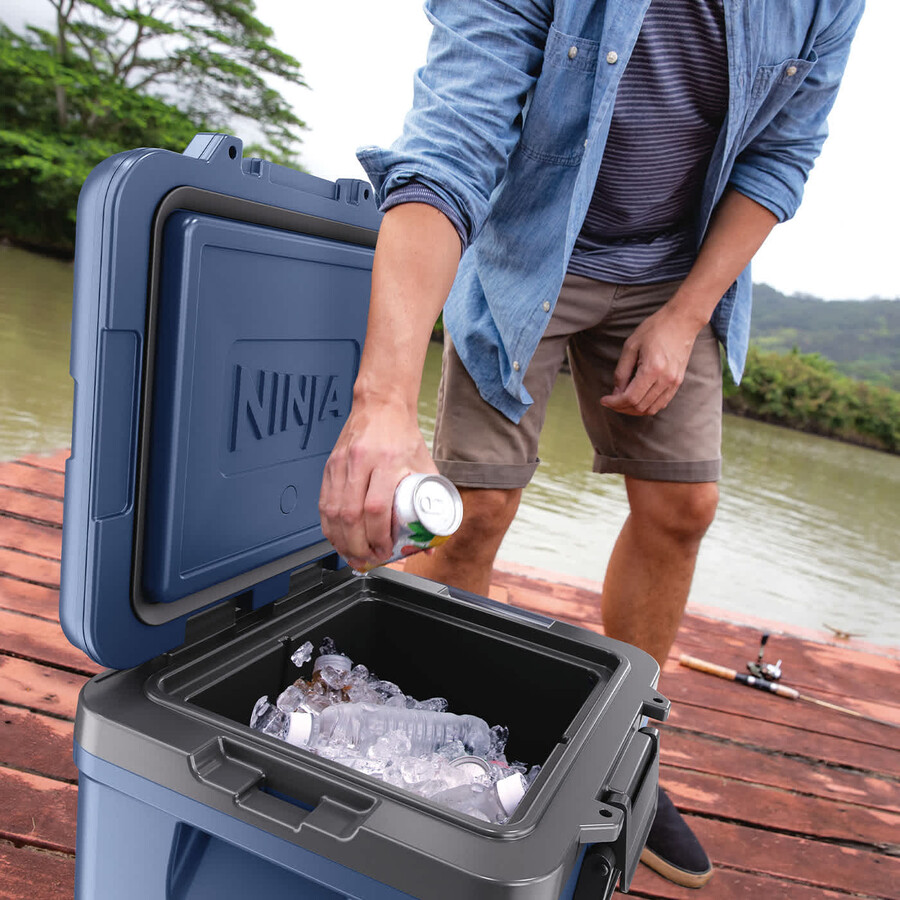 lodówka turystyczna ninja frostvault 30qt28l z suchą strefą lakeshore blue fb230ukbl