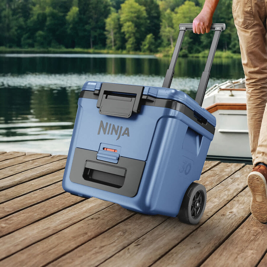 lodówka turystyczna ninja frostvault 30qt28l z suchą strefą lakeshore blue fb230ukbl