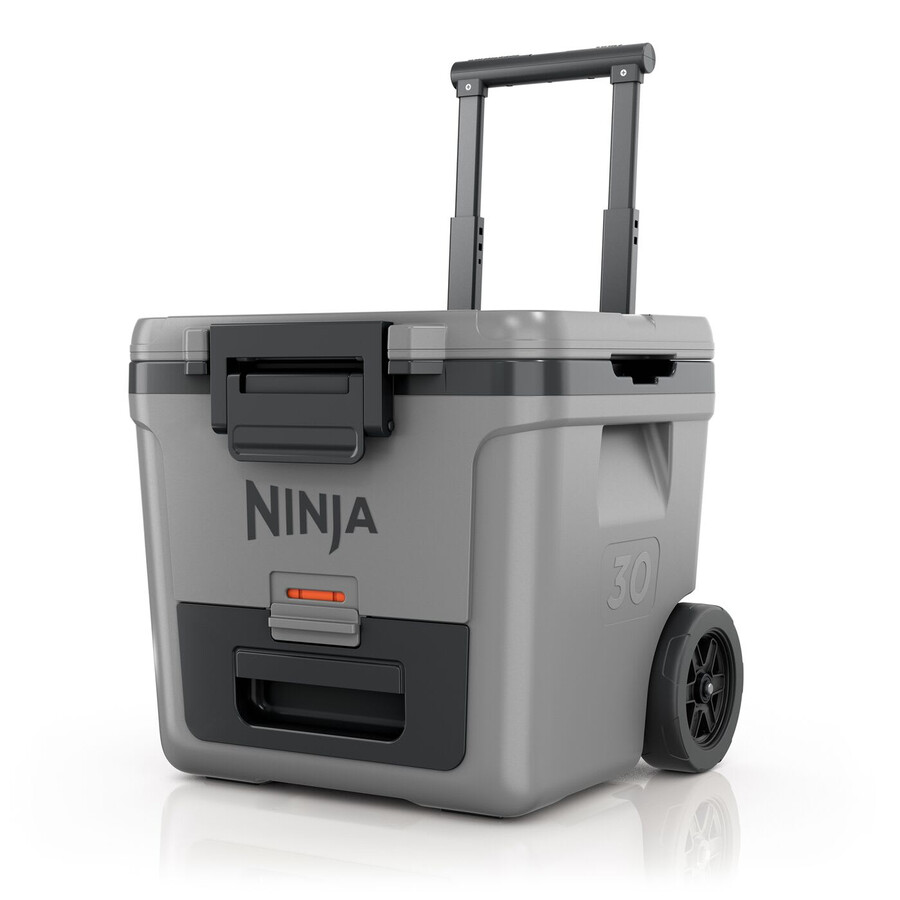 lodówka turystyczna ninja frostvault 30qt28l na kółkach z suchą strefą szara łupkowa fb230ukgy