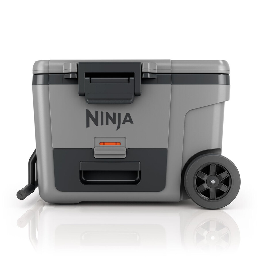 lodówka turystyczna ninja frostvault 45qt42l na kółkach z suchą strefą szara łupkowa fb245ukgy