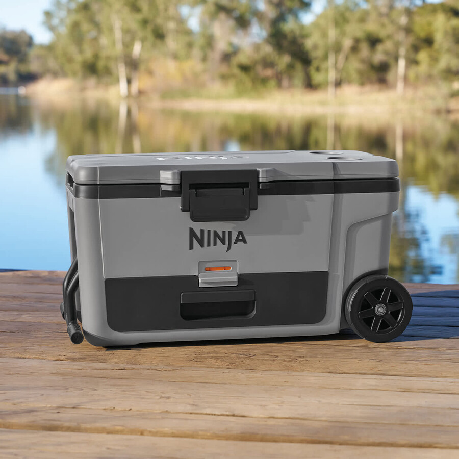 lodówka turystyczna ninja frostvault 65qt61l z suchą strefą szara łupkowa fb265euukgy
