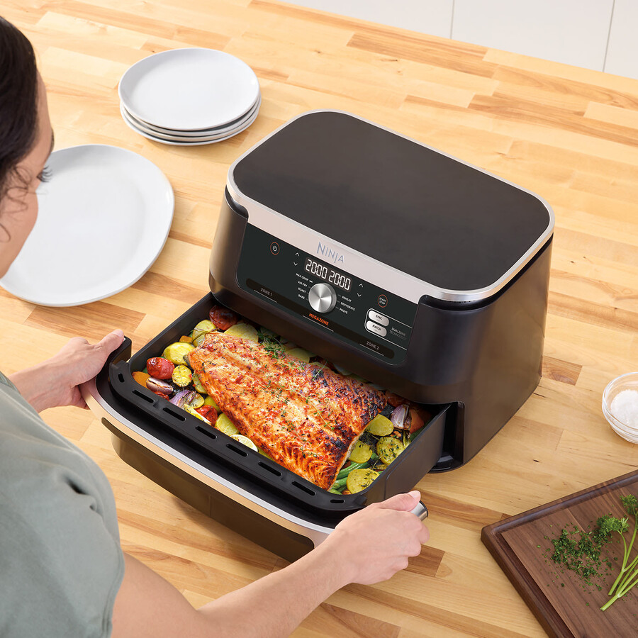 ninja foodi flexdrawer dual air fryer 104 l af500uk