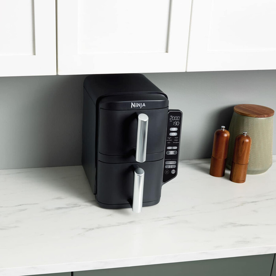 frytkownica powietrzna ninja double stack z 2 szufladami 76 l – sl300uk