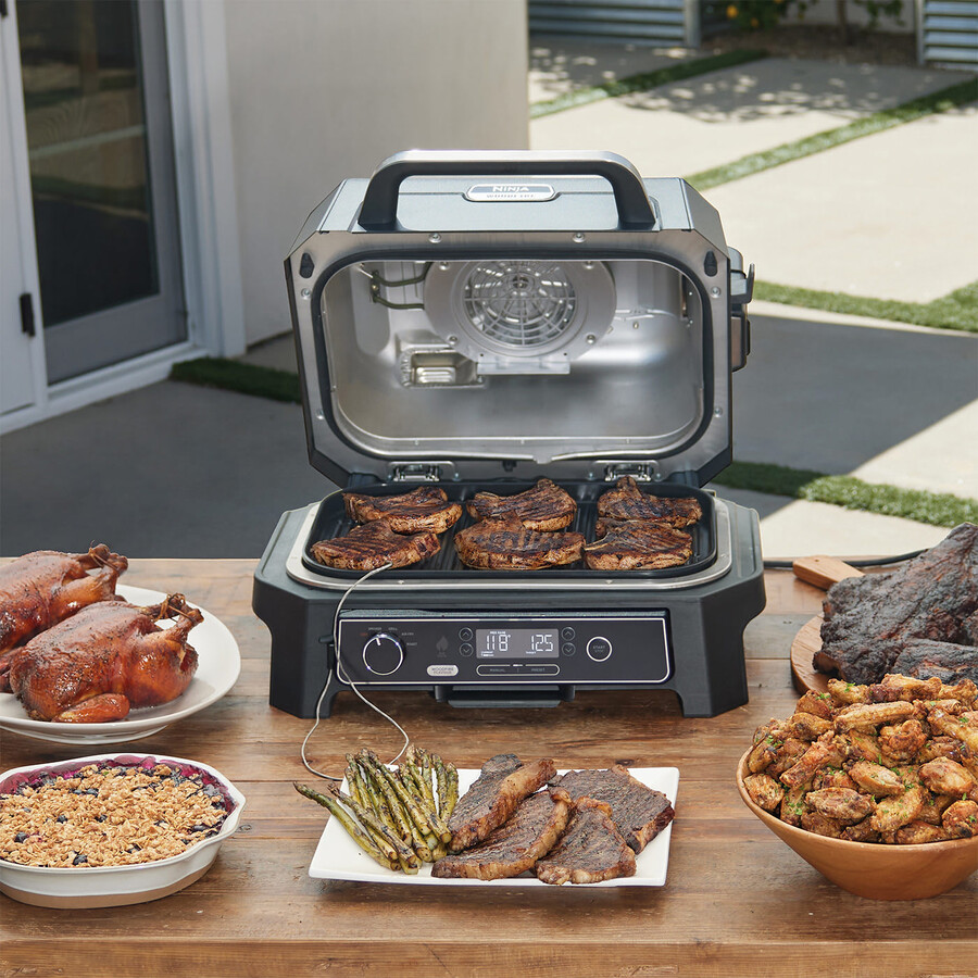 ninja woodfire pro xl elektryczny grill i wędzarnia og850uk