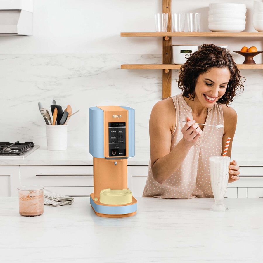 ninja creami ice cream frozen dessert maker - sugared blueberry apricot nc300ukaopl