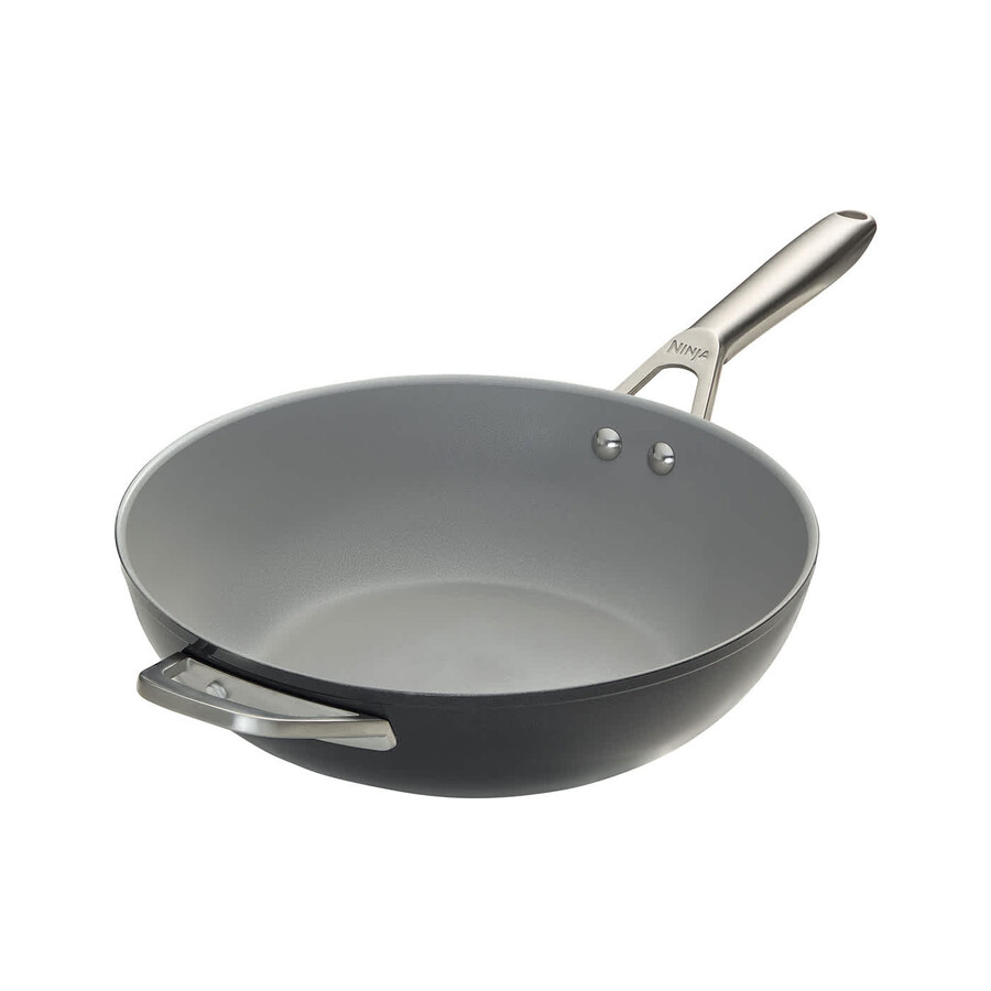 ninja zerostick ceramic pro 28 cm wok – czarny