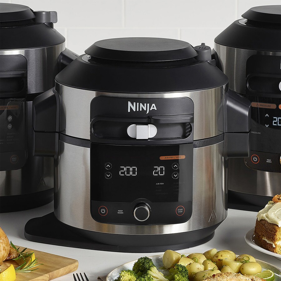 ninja foodi 11 w 1 smartlid multi-cooker 6l ol550uk