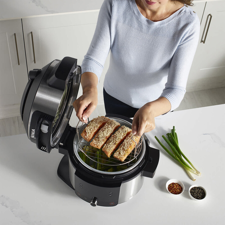 ninja foodi 11 w 1 smartlid multi-cooker 6l ol550uk