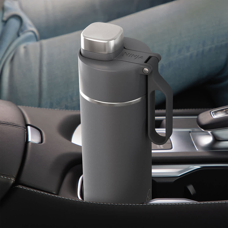 butelka podróżna ninja thirsti 700 ml – szara dw2401euukgy