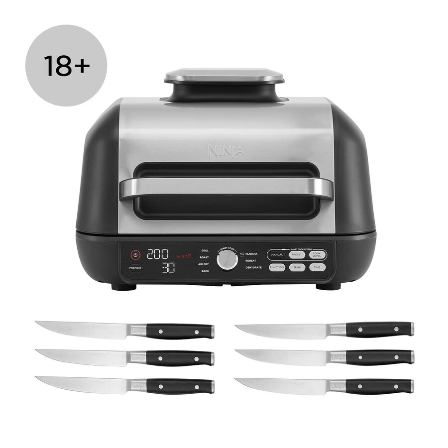zestaw noży do grilla i steków ninja foodi max pro health - ag651steak