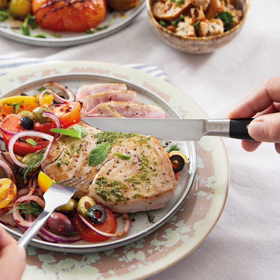 zestaw noży do grilla i steków ninja foodi max pro health - ag651steak