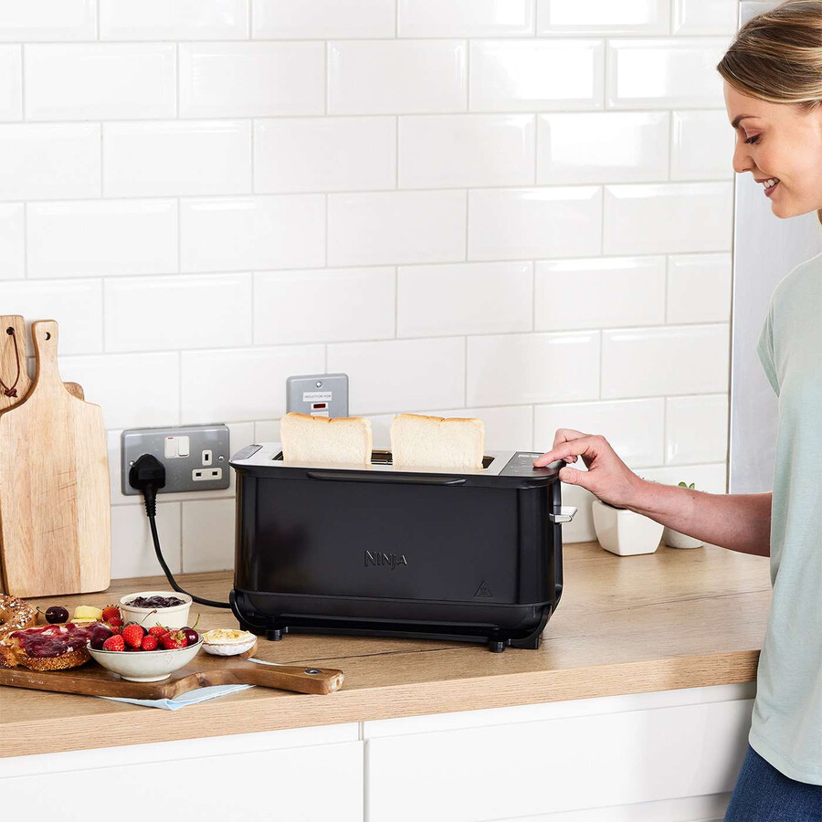 ninja foodi 3 w 1 toster grill i opiekacz do kanapek czarny st200uk