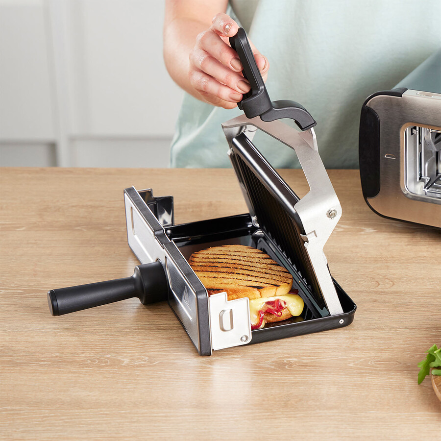 ninja foodi 3 w 1 toster grill i opiekacz do kanapek czarny st200uk