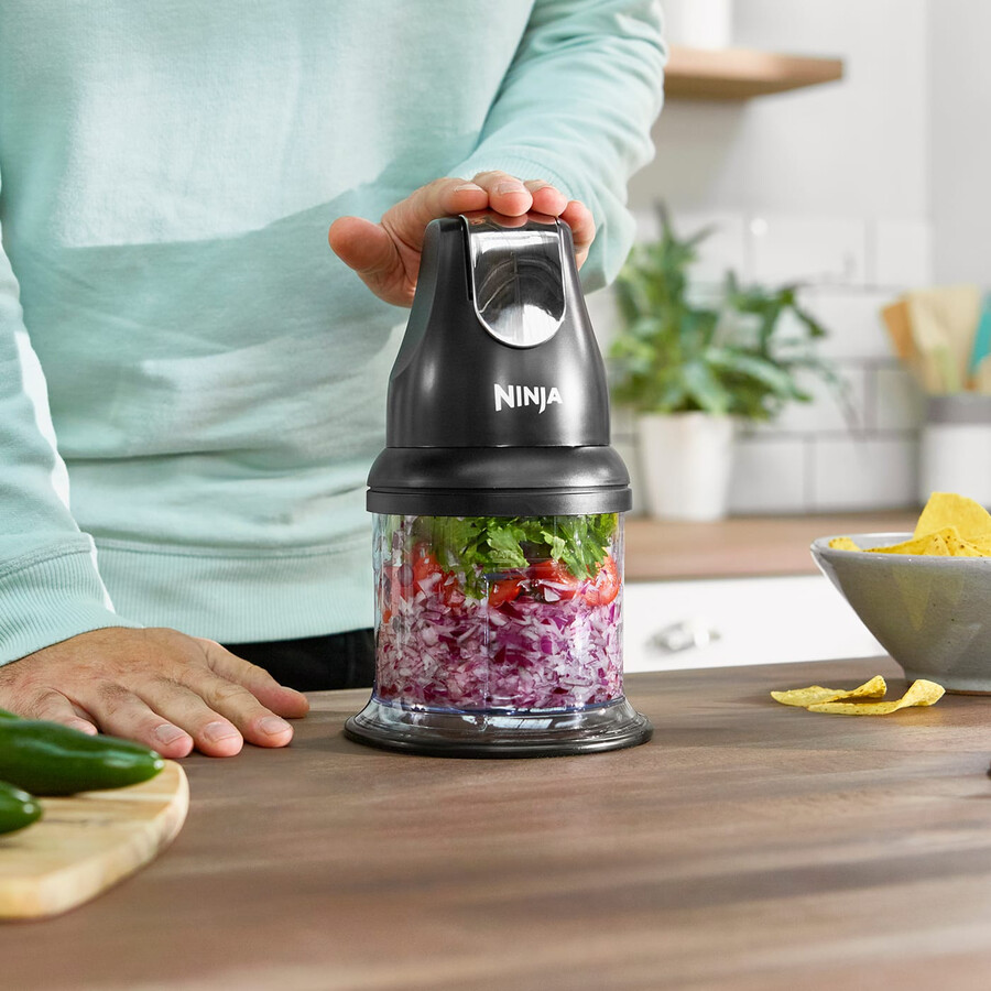 ninja professional stackable chopper 200w - nj1002ukbk