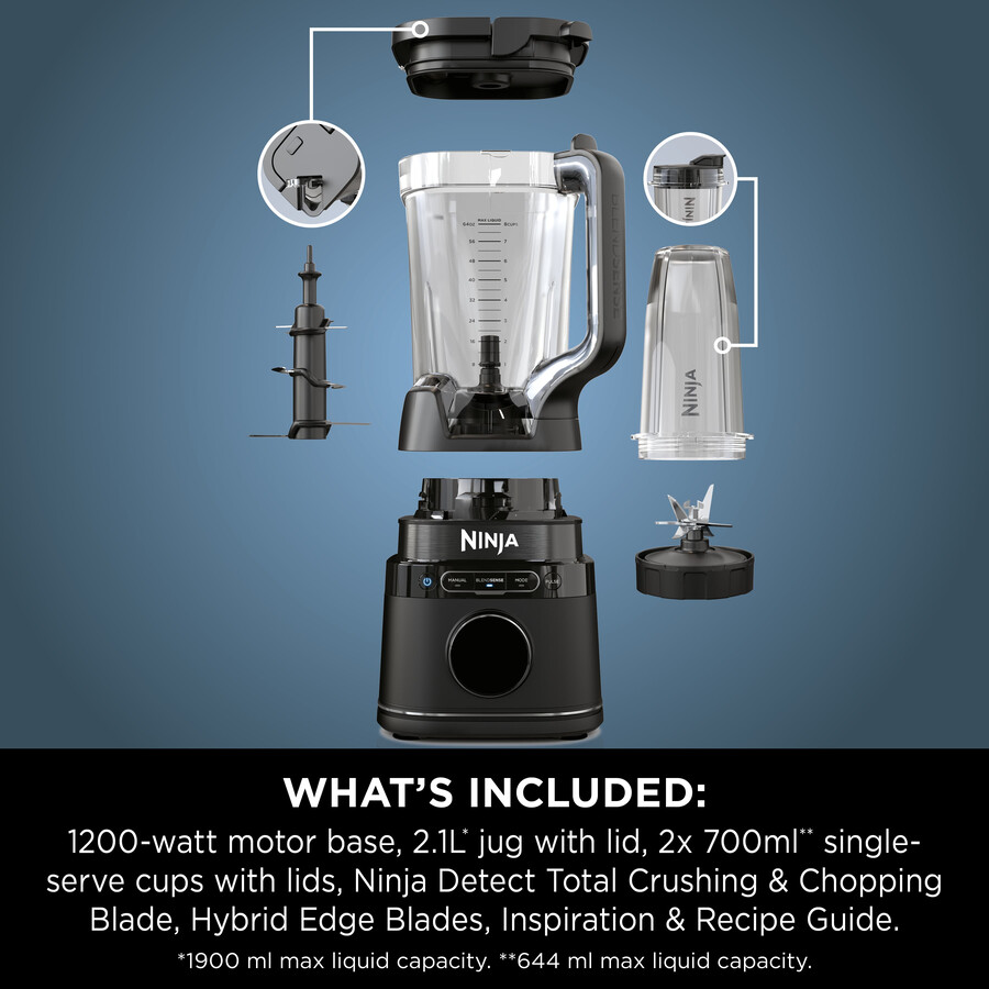 ninja detect power blender pro i blender do pojedynczych porcji tb301uk